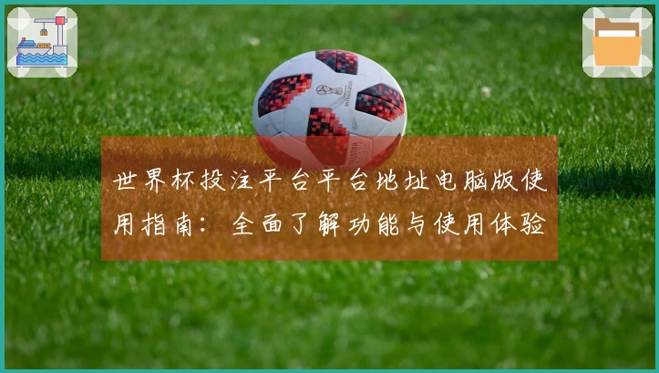 世界杯投注平台平台地址电脑版使用指南：全面了解功能与使用体验