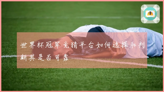 世界杯冠军竞猜平台如何选择和判断其是否可靠